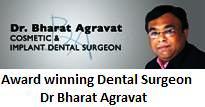Dental Implants Clinic Ahmedabad India by Award winning Cosmetic implants dentist dr bharat agravat