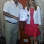 Dr Bharat Agravat received Certificate from Dr Maria Orellana, DDS, MSc, PhD. Director of Orthodontics, University of California. Invisible Clear Braces cost in Ahmedabad, Gujarat, India