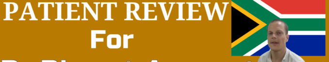 South African Cap Town Patient Review Cosmetic Implant Ahmedabad, India.
