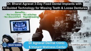 Revolutionizing Smiles: Dr. Bharat Agravat Offers 3-Day Fixed Dental Implants with AI-Guided Technology for Missing Teeth and Loose Dentures