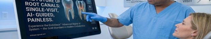Single Visit Root Canal Treatment EndoDeck&trade; Advanced Digital AI Endodontic System