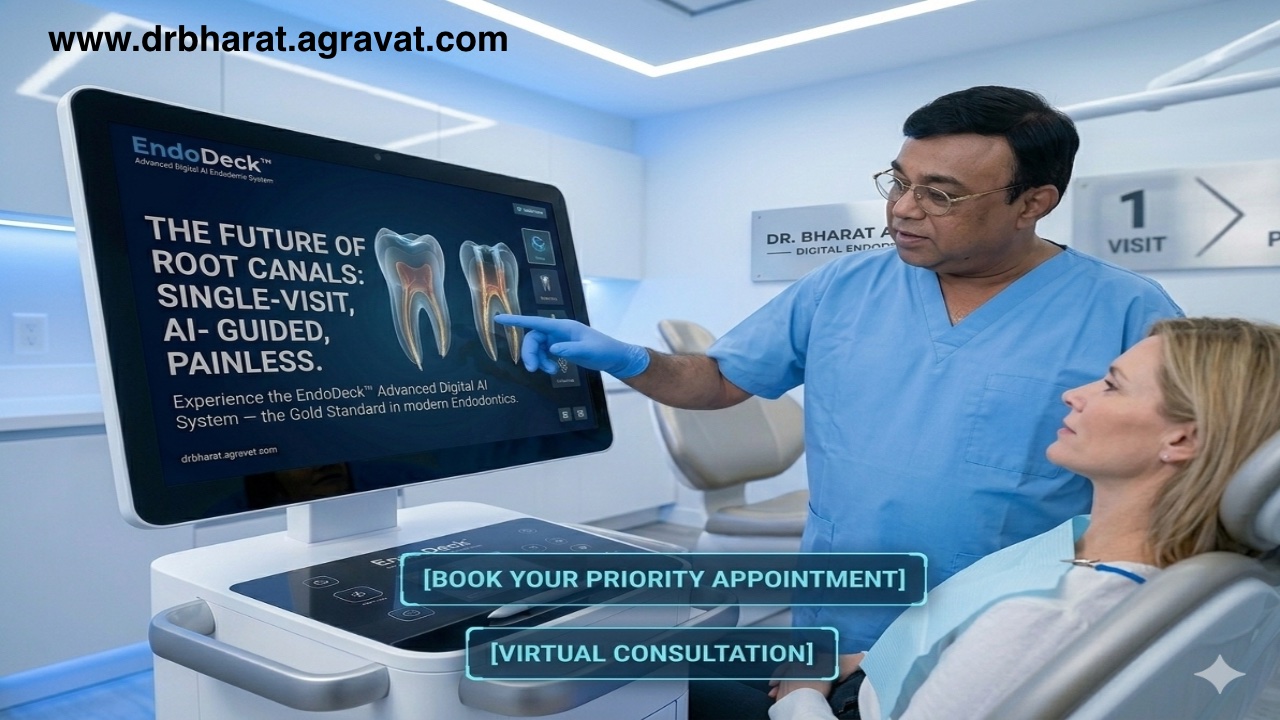 Single Visit Root Canal Treatment EndoDeck&trade; Advanced Digital AI Endodontic System