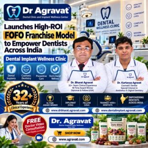 Dr. Agravat Dental Clinic Implant Wellness Centers Launches High-ROI FOFO Franchise Model to Empower Dentists Across India